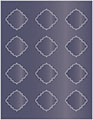 Iris Blue Soho Diamond Labels Style B3