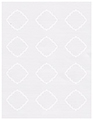 Linen Solar White Soho Diamond Labels Style B3