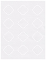 Linen Solar White Soho Diamond Labels Style B3