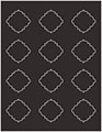 Linen Black Soho Diamond Labels Style B3