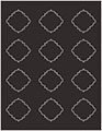 Linen Black Soho Diamond Labels Style B3