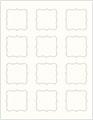 Textured Bianco Soho Bracket Labels Style B4