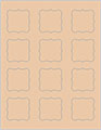 Latte Soho Bracket Labels Style B4
