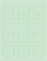 Green Tea Soho Bracket Labels Style B4