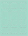 Tiffany Blue Soho Bracket Labels Style B4