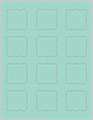 Tiffany Blue Soho Bracket Labels Style B4