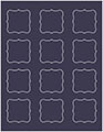 Navy Soho Bracket Labels Style B4