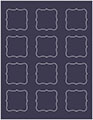 Navy Soho Bracket Labels Style B4