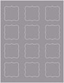 Pewter Soho Bracket Labels Style B4