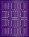 Purple Soho Bracket Labels Style B4