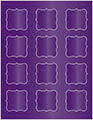 Purple Soho Bracket Labels Style B4
