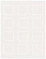 Linen Natural White Soho Bracket Labels Style B4
