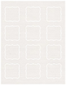 Linen Natural White Soho Bracket Labels Style B4