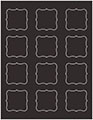 Linen Black Soho Bracket Labels Style B4