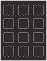 Linen Black Soho Bracket Labels Style B4