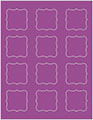 Plum Punch Soho Bracket Labels Style B4