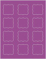 Plum Punch Soho Bracket Labels Style B4