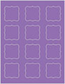 Grape Jelly Soho Bracket Labels Style B4