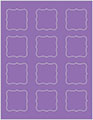 Grape Jelly Soho Bracket Labels Style B4