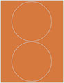 Papaya Soho Round Labels Style B5