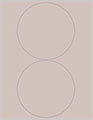 Beige Soho Round Labels Style B5