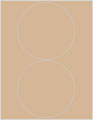 Desert Storm Soho Round Labels Style B5