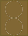 Tiger's Eye Soho Round Labels Style B5