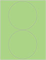 Pistachio Soho Round Labels Style B5