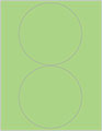 Pistachio Soho Round Labels Style B5