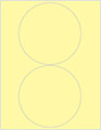 Sugared Lemon Soho Round Labels Style B5