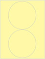 Sugared Lemon Soho Round Labels Style B5