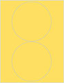 Lemon Drop Soho Round Labels Style B5
