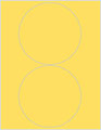 Lemon Drop Soho Round Labels Style B5