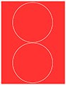 Rouge Soho Round Labels Style B5