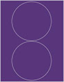 Amethyst Soho Round Labels Style B5