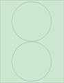 Green Tea Soho Round Labels Style B5
