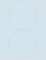 Blue Feather Soho Round Labels Style B5