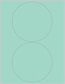 Tiffany Blue Soho Round Labels Style B5