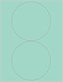 Tiffany Blue Soho Round Labels Style B5