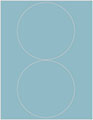 Textured Aquamarine Soho Round Labels Style B5