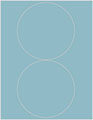 Textured Aquamarine Soho Round Labels Style B5