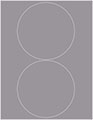 Pewter Soho Round Labels Style B5