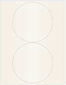 Pearlized Latte Soho Round Labels 5 1/4 x 5 1/4 (2 per sheet - 5 sheets per pack)