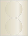 Champagne Soho Round Labels Style B5