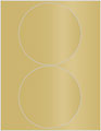 Gold Leaf Soho Round Labels Style B5