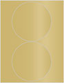 Gold Leaf Soho Round Labels Style B5