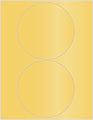 Gold Soho Round Labels Style B5