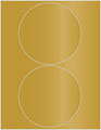 Antique Gold Soho Round Labels Style B5