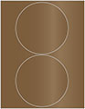 Bronze Soho Round Labels Style B5