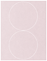 Blush Soho Round Labels Style B5